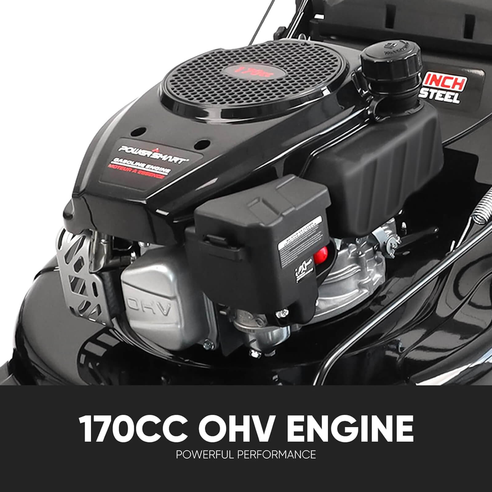 22" 170cc Gas Self-Propelled 3-in-1 Lawn Mower & String Trimmer Combo Kit V8622S+PS4532