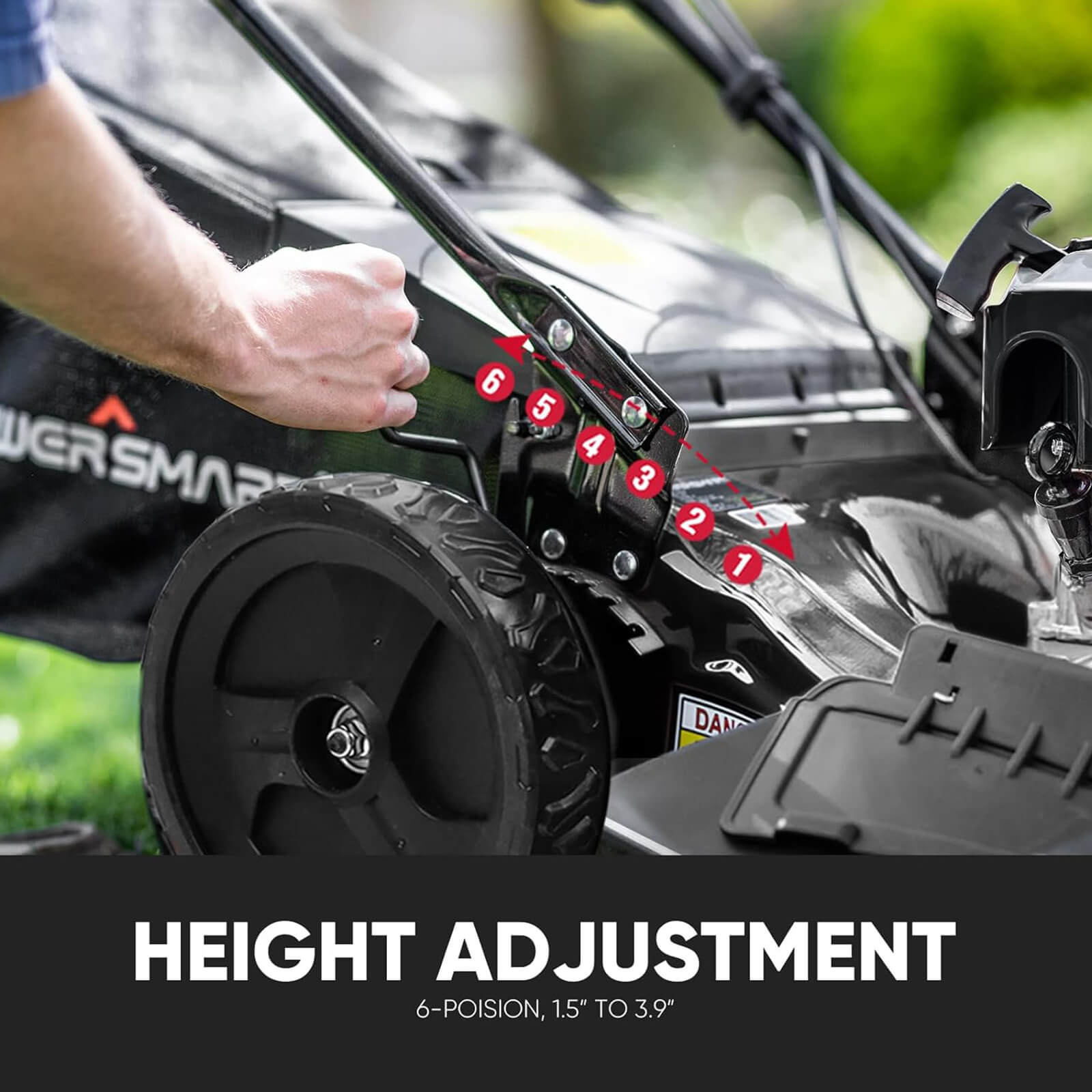 22" 170cc Gas Self-Propelled 3-in-1 Lawn Mower & String Trimmer Combo Kit V8622S+PS4532