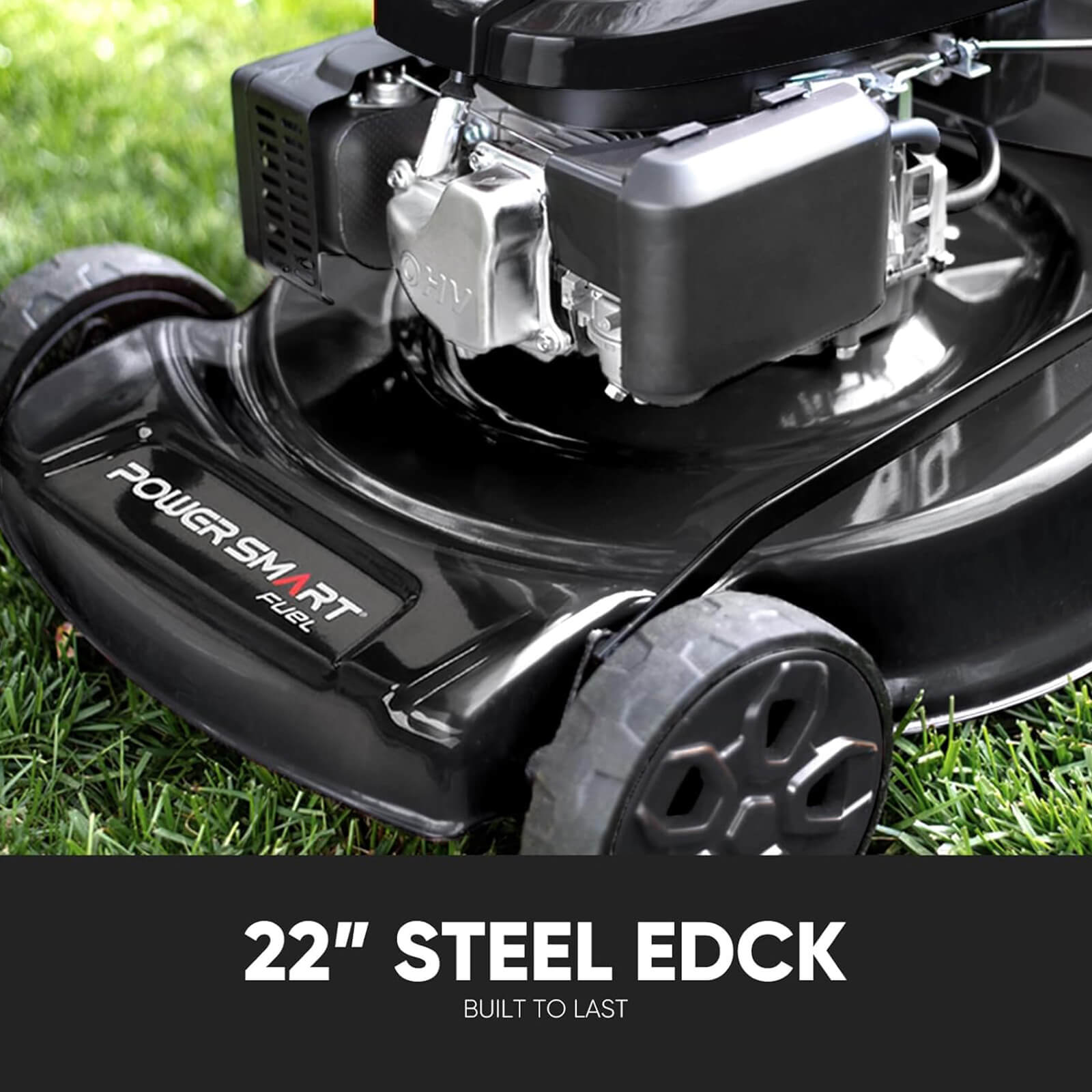 22" 170cc Gas Self-Propelled 3-in-1 Lawn Mower & String Trimmer Combo Kit V8622S+PS4532