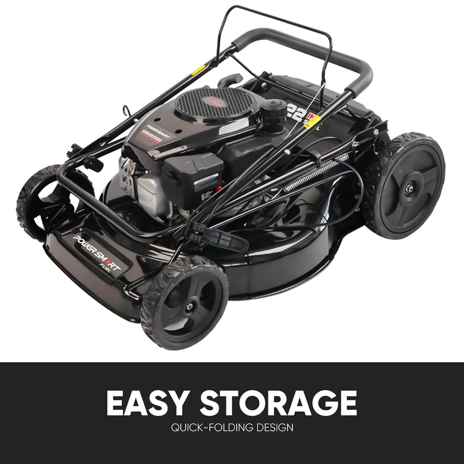 22" 170cc Gas Self-Propelled 3-in-1 Lawn Mower & String Trimmer Combo Kit V8622S+PS4532