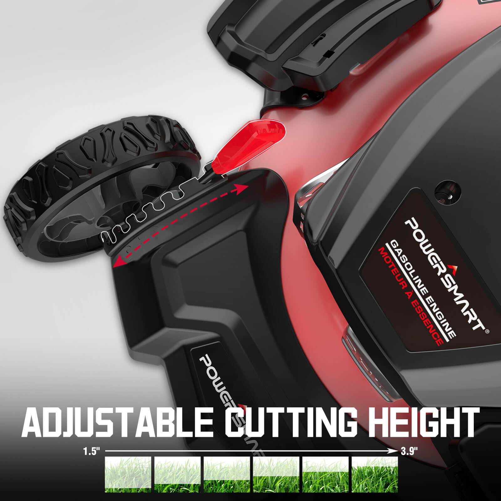 21" 144cc Gas Push 3-in-1 Lawn Mower & String Trimmer Combo Kit DV8621P+PS4532