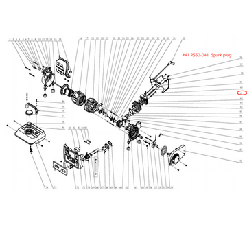 Generator Parts - Spark Plug, Stock #PS50-041